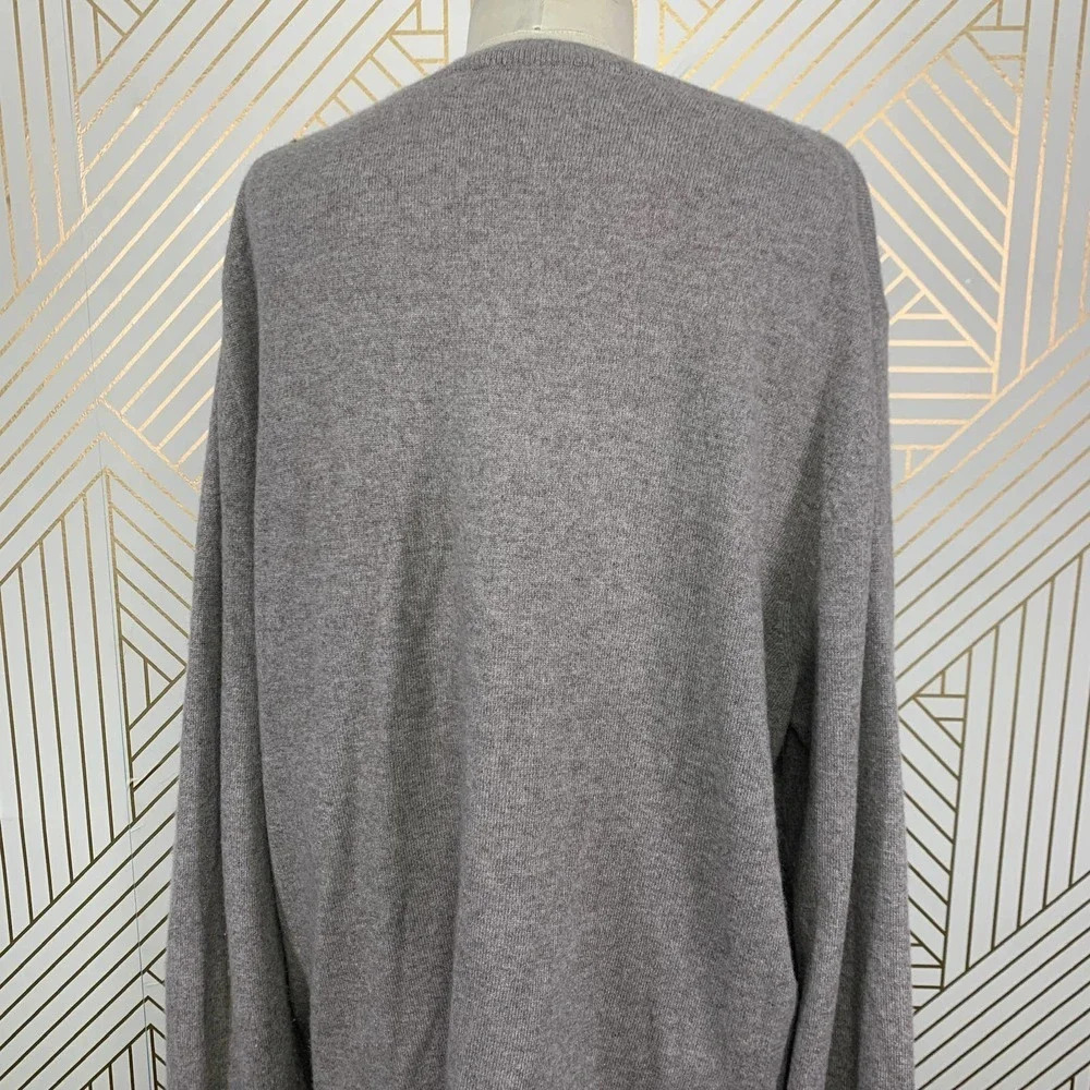 Vince Men's Marl Crewneck Cashmere Sweater In Heather‎ Palomar Size US XL - Picture 8 of 12